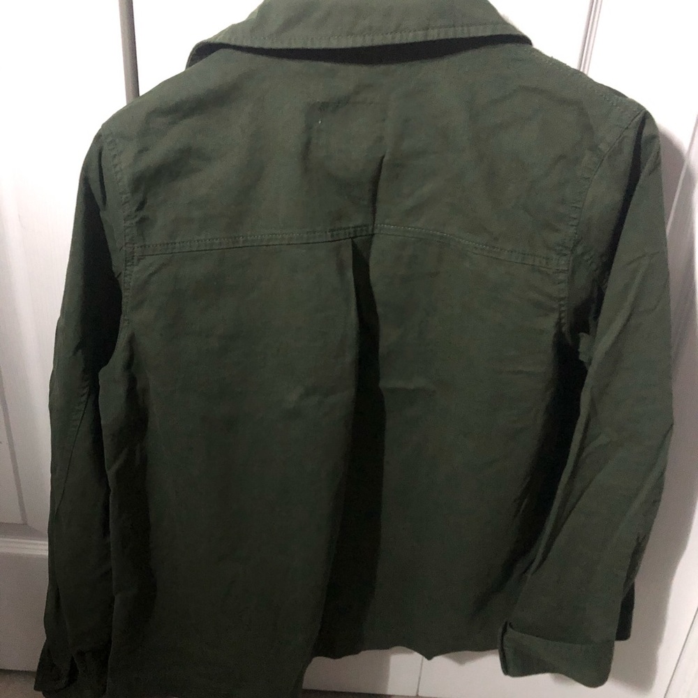 Olive Utility Jacket - image 2